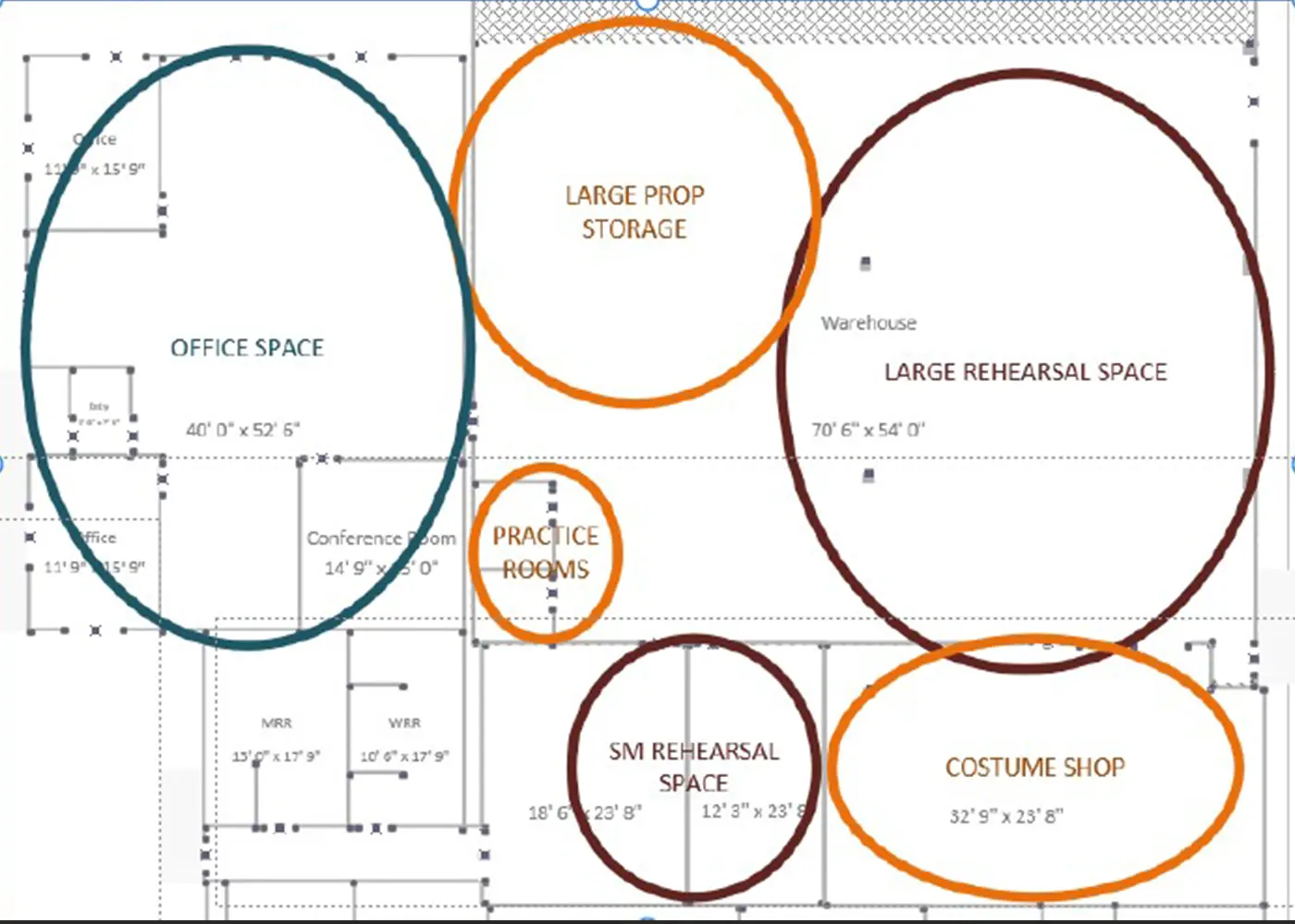 A rough utilization plan for the new building